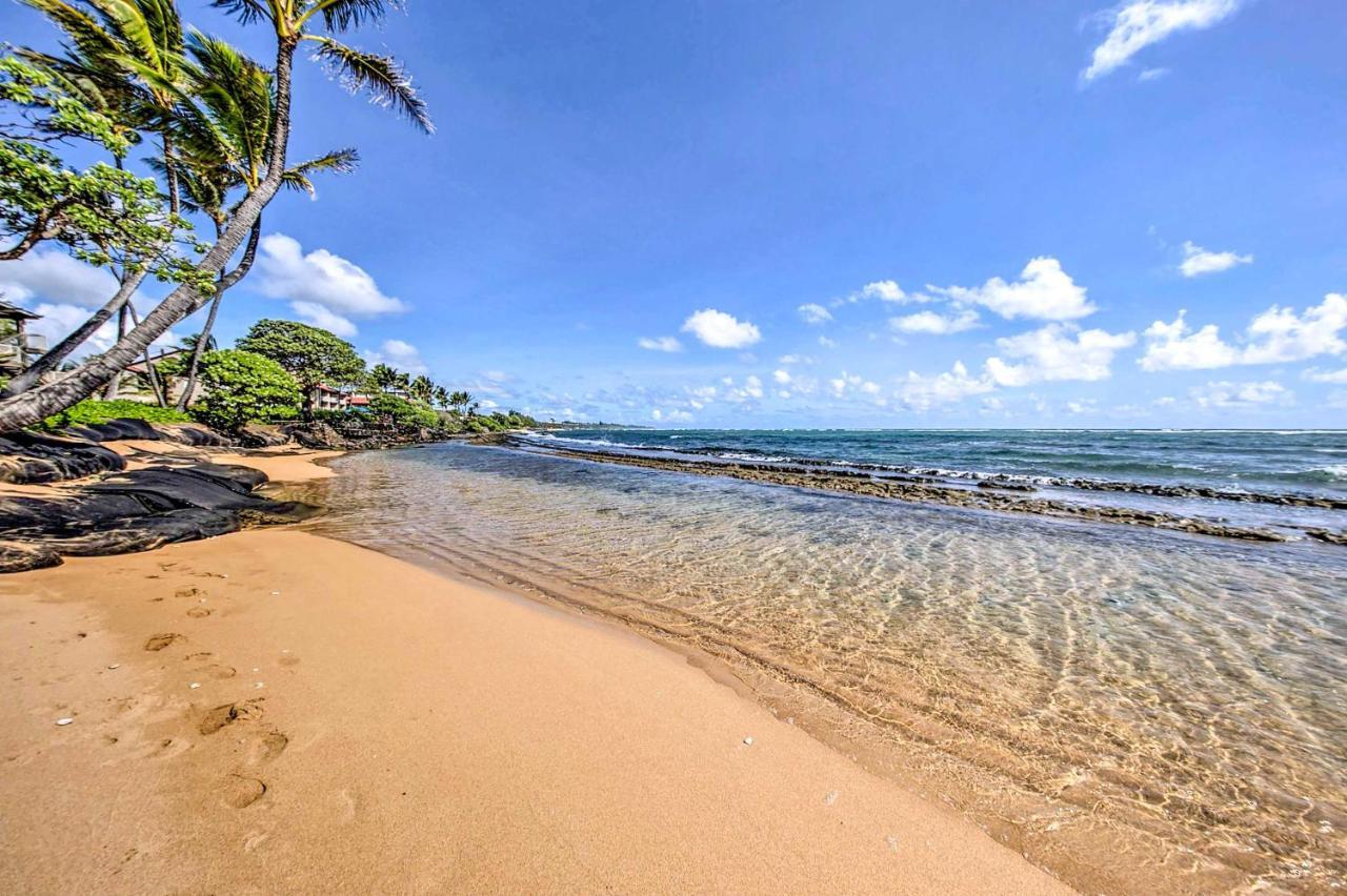 Waipouli Beachfront Condo With Balcony And Ocean Views Kapa'a Ngoại thất bức ảnh