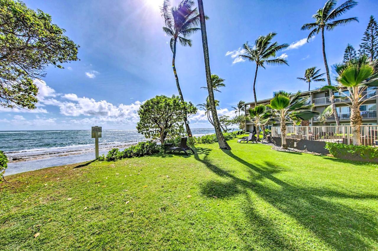 Waipouli Beachfront Condo With Balcony And Ocean Views Kapa'a Ngoại thất bức ảnh