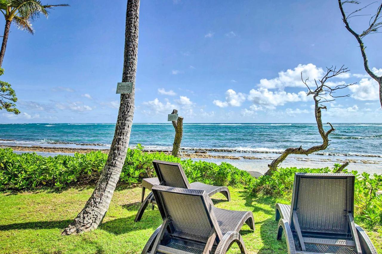 Waipouli Beachfront Condo With Balcony And Ocean Views Kapa'a Ngoại thất bức ảnh